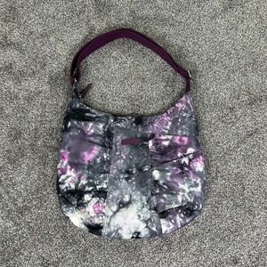 Timbuk2 Valencia Hobo Bag Adjustable Strap Crossbody Bag Marbled Purple Tie Dye